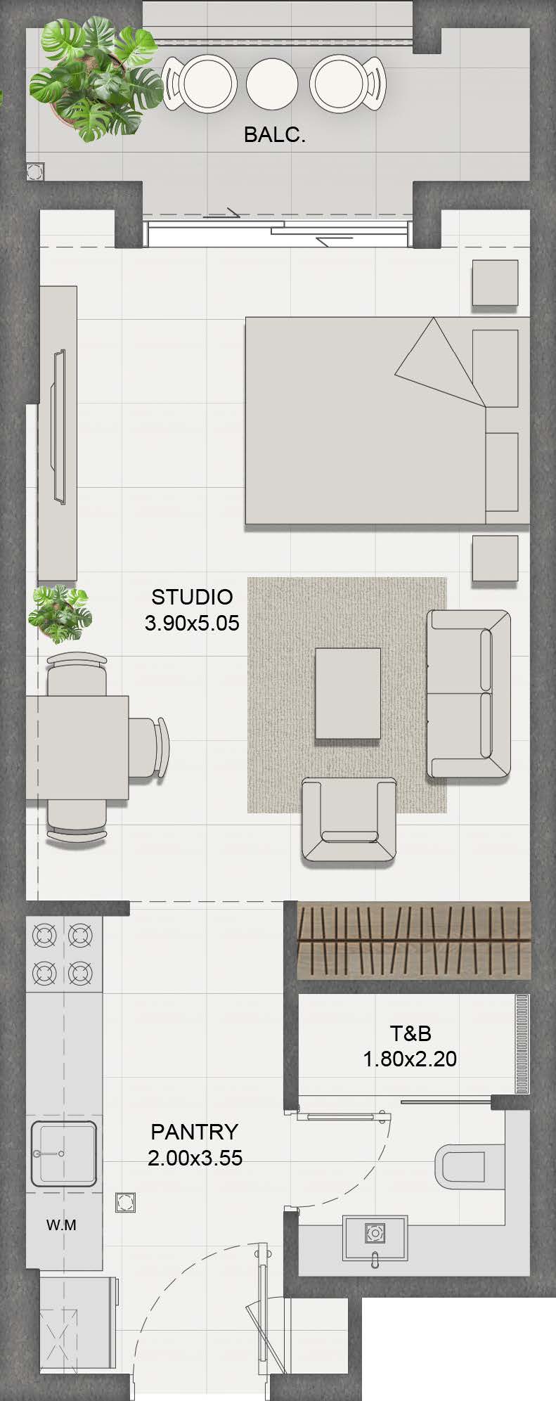 Unit 103 layout