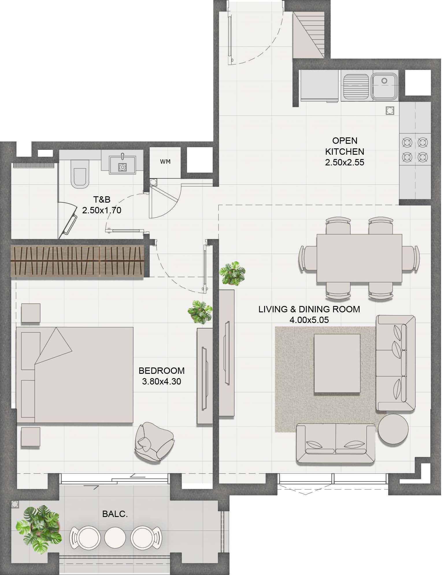 Unit 108 layout