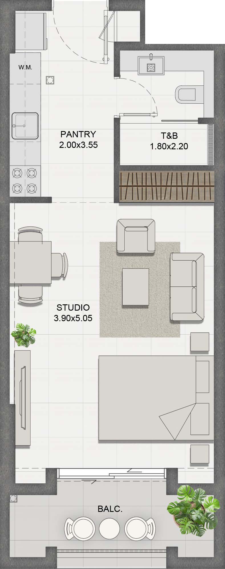 Unit 304 layout