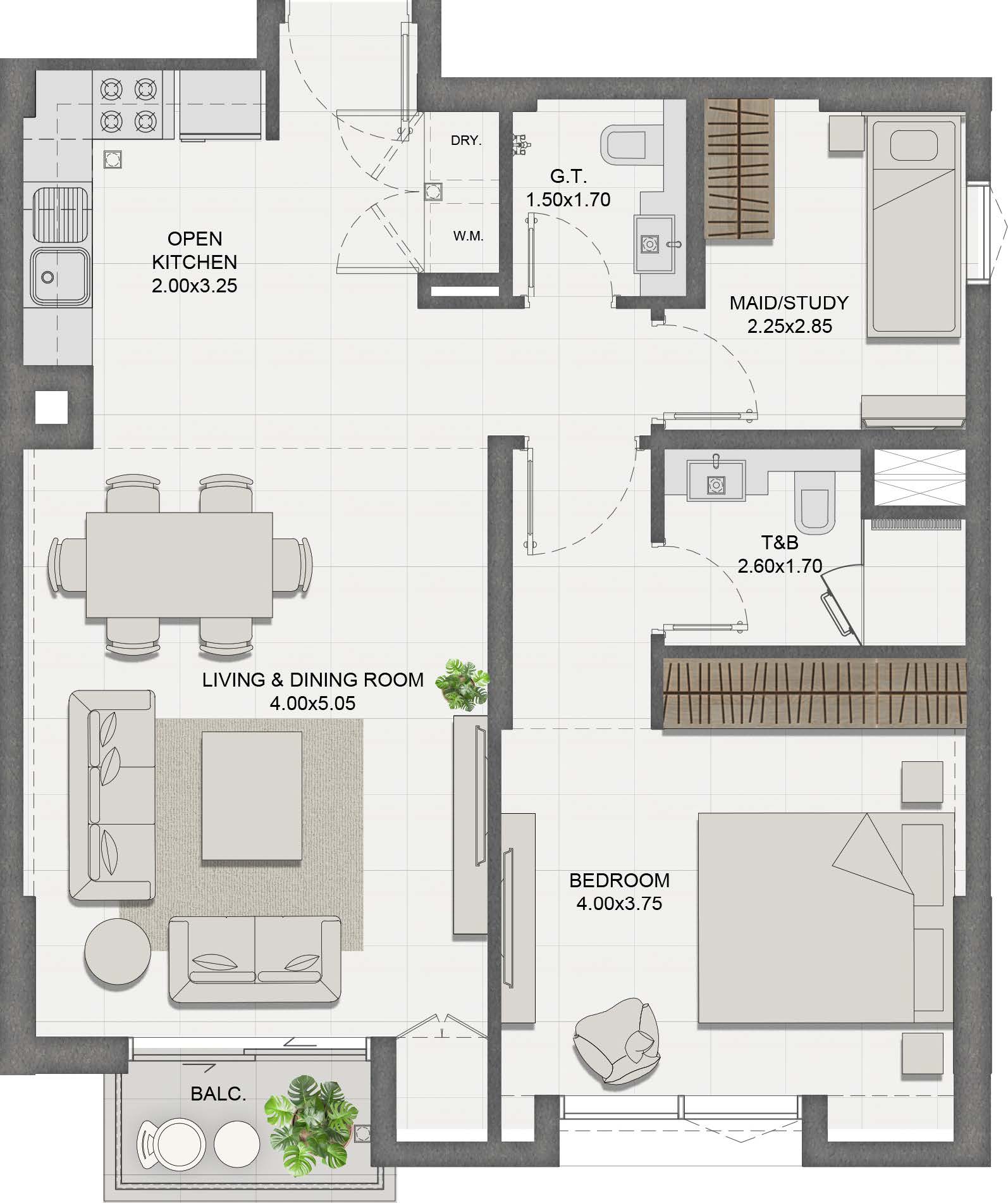 Unit 410 layout