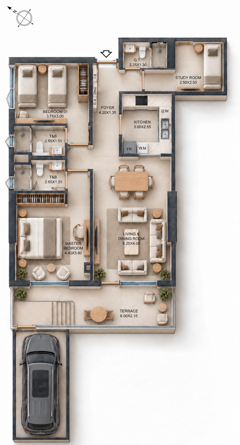 Unit 102 layout