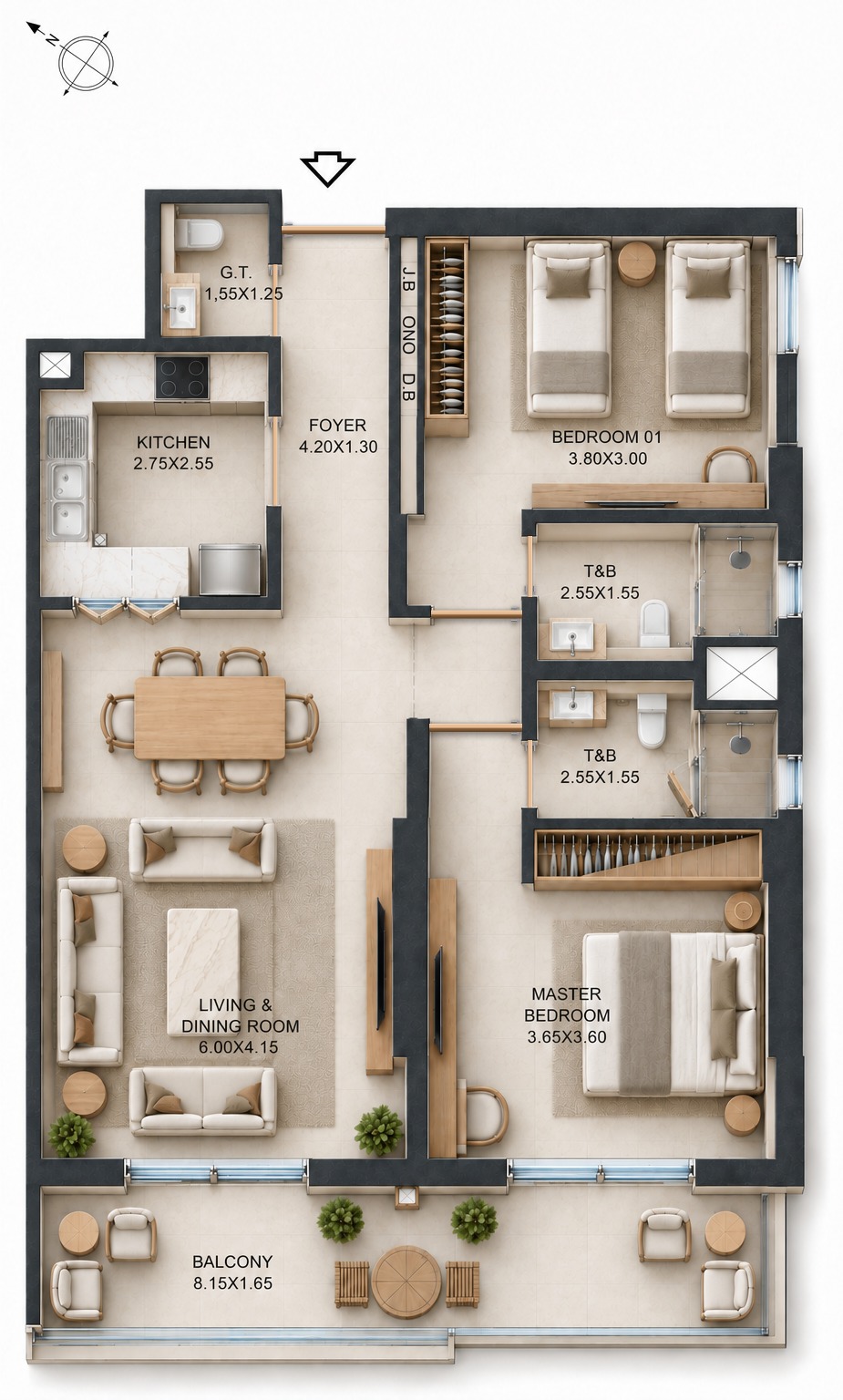 Unit 310 layout