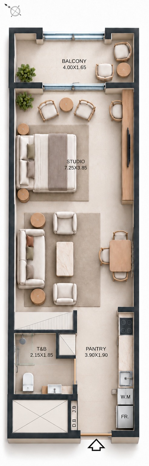 Unit 405 layout