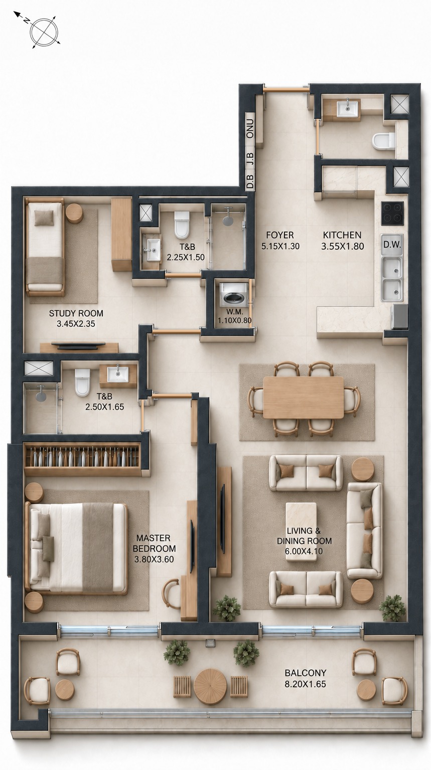 Unit 508 layout